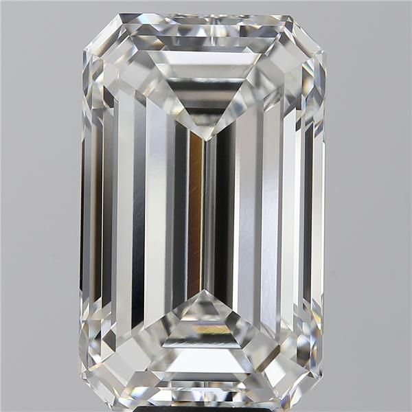 10.35 Carat EMERALD Shape F Colour VVS2 Clarity  Cut - White Lab Diamond - 203704