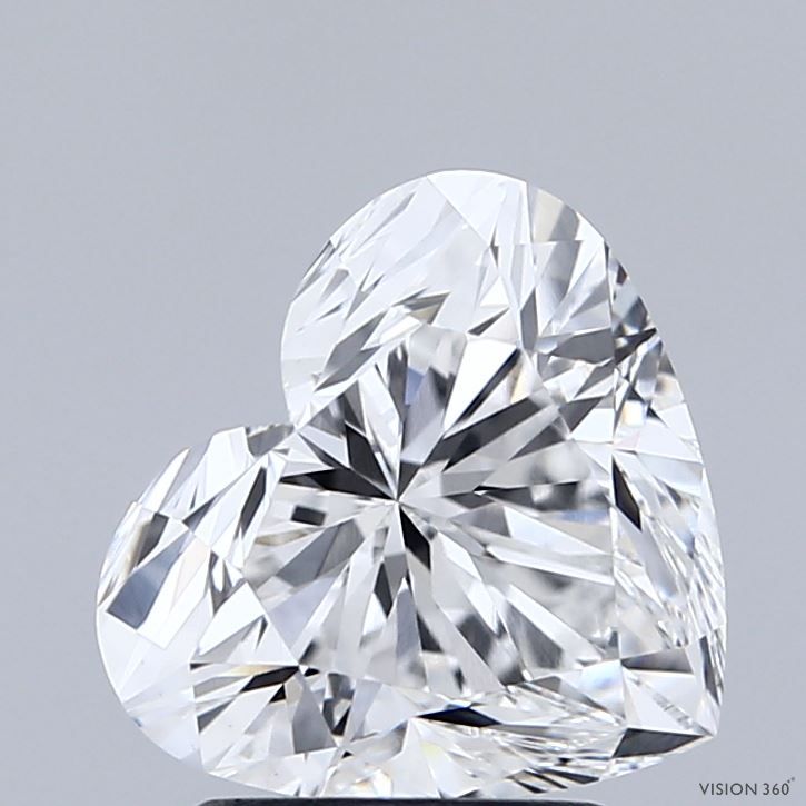 2.56ct Heart E VVS2 Lab-Grown Diamond