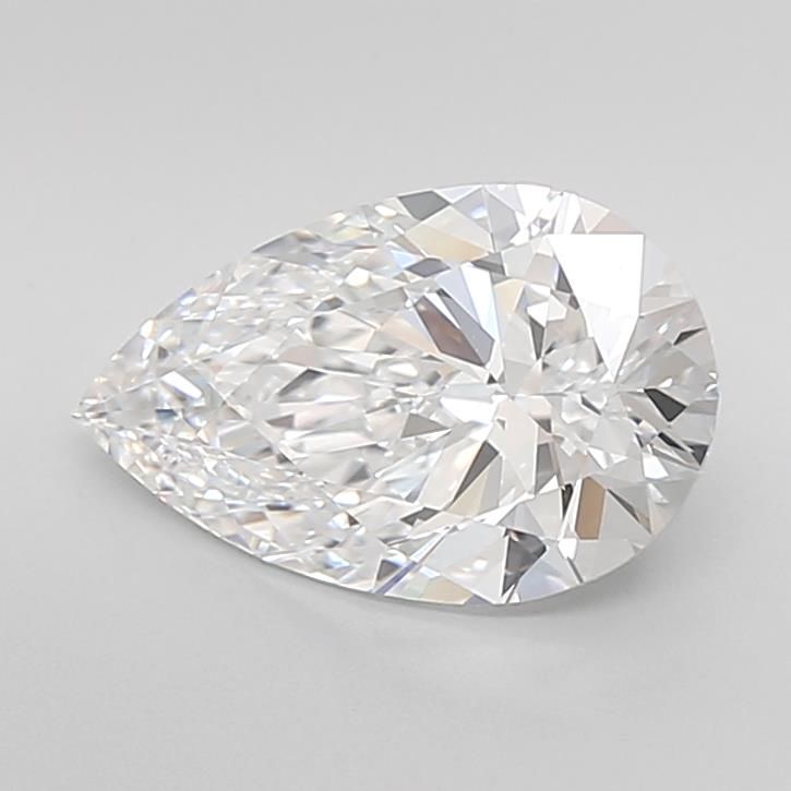 2.8ct Pear D IF Lab-Grown Diamond