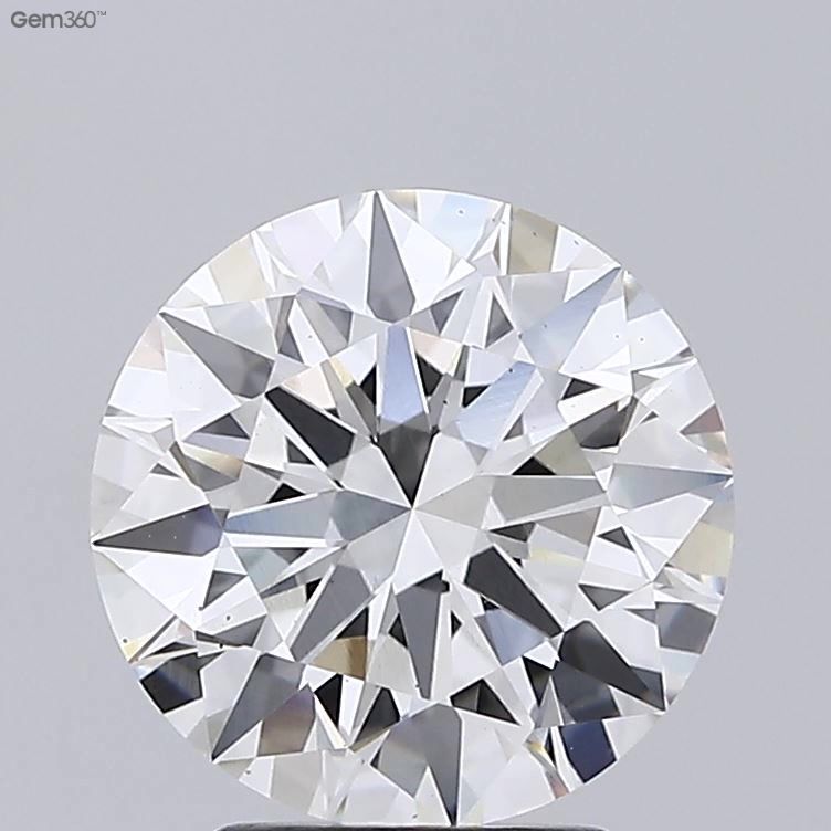 3.14ct Round F VS1 Lab-Grown Diamond