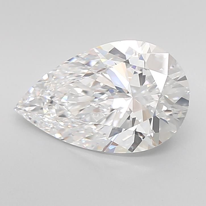 3.07ct Pear D IF Lab-Grown Diamond