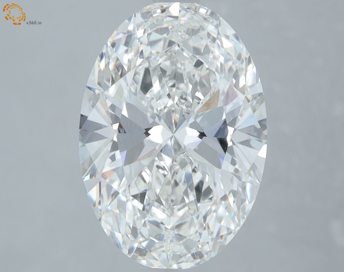 3.57ct Oval F VVS2 Lab-Grown Diamond