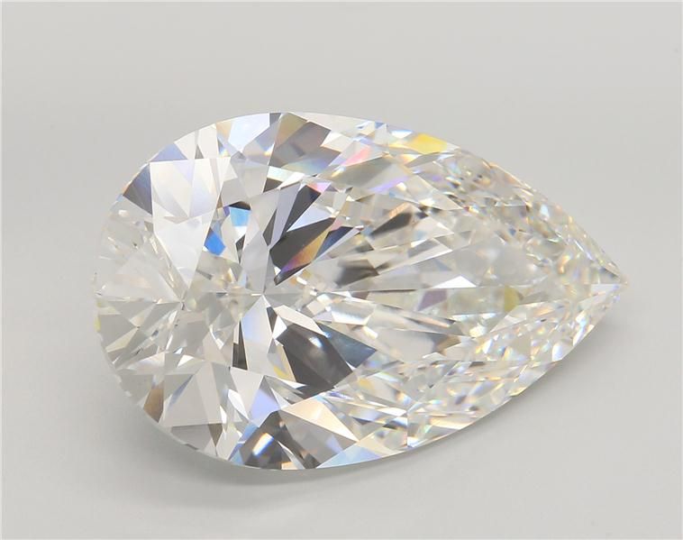 19.74 Carat PEAR Shape G Colour VS1 Clarity  Cut - White Lab Diamond - 370894