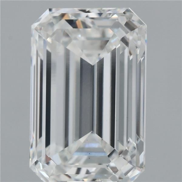 9.59 Carat EMERALD Shape F Colour VS1 Clarity  Cut - White Lab Diamond - 226748