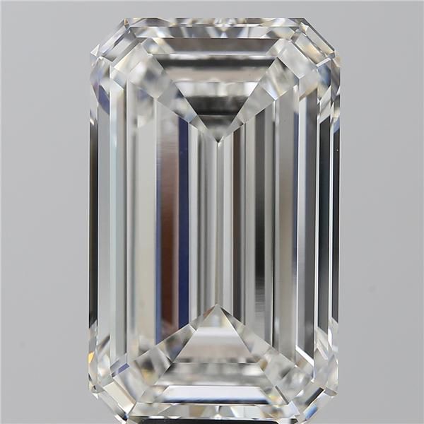 9.45 Carat EMERALD Shape F Colour VVS2 Clarity  Cut - White Lab Diamond - 251807