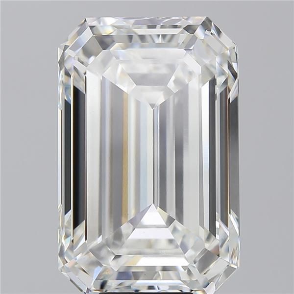 10.52 Carat EMERALD Shape F Colour VS1 Clarity  Cut - White Lab Diamond - 256655