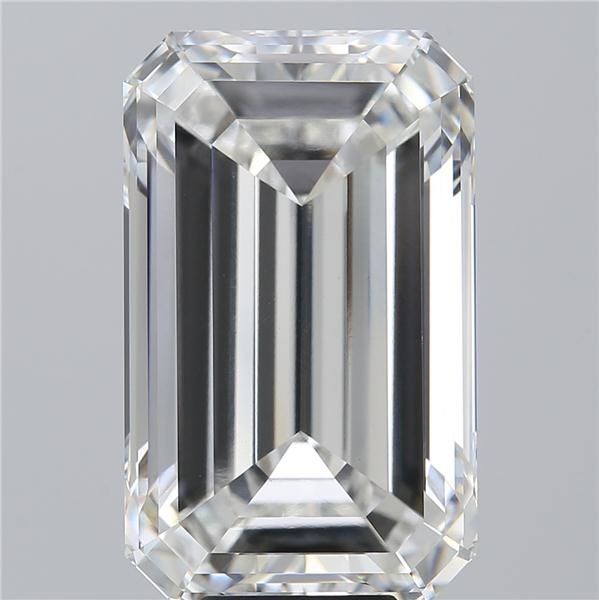 10.03 Carat EMERALD Shape G Colour VVS2 Clarity  Cut - White Lab Diamond - 256673