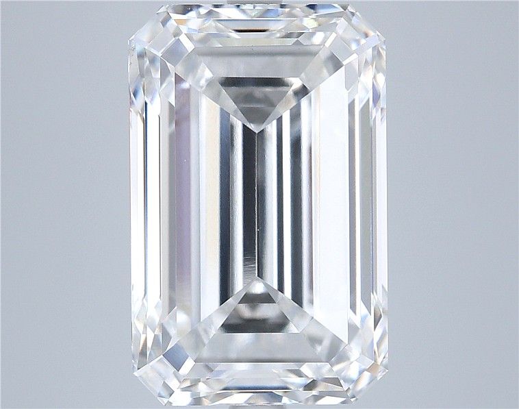10.15 Carat EMERALD Shape E Colour VVS2 Clarity  Cut - White Lab Diamond - 335269