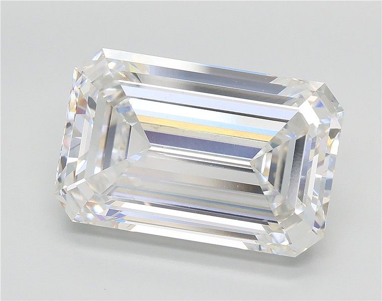 10.04 Carat EMERALD Shape F Colour VS1 Clarity  Cut - White Lab Diamond - 257863