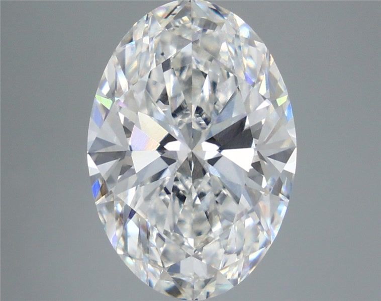5.91ct Oval F VVS2 Lab-Grown Diamond
