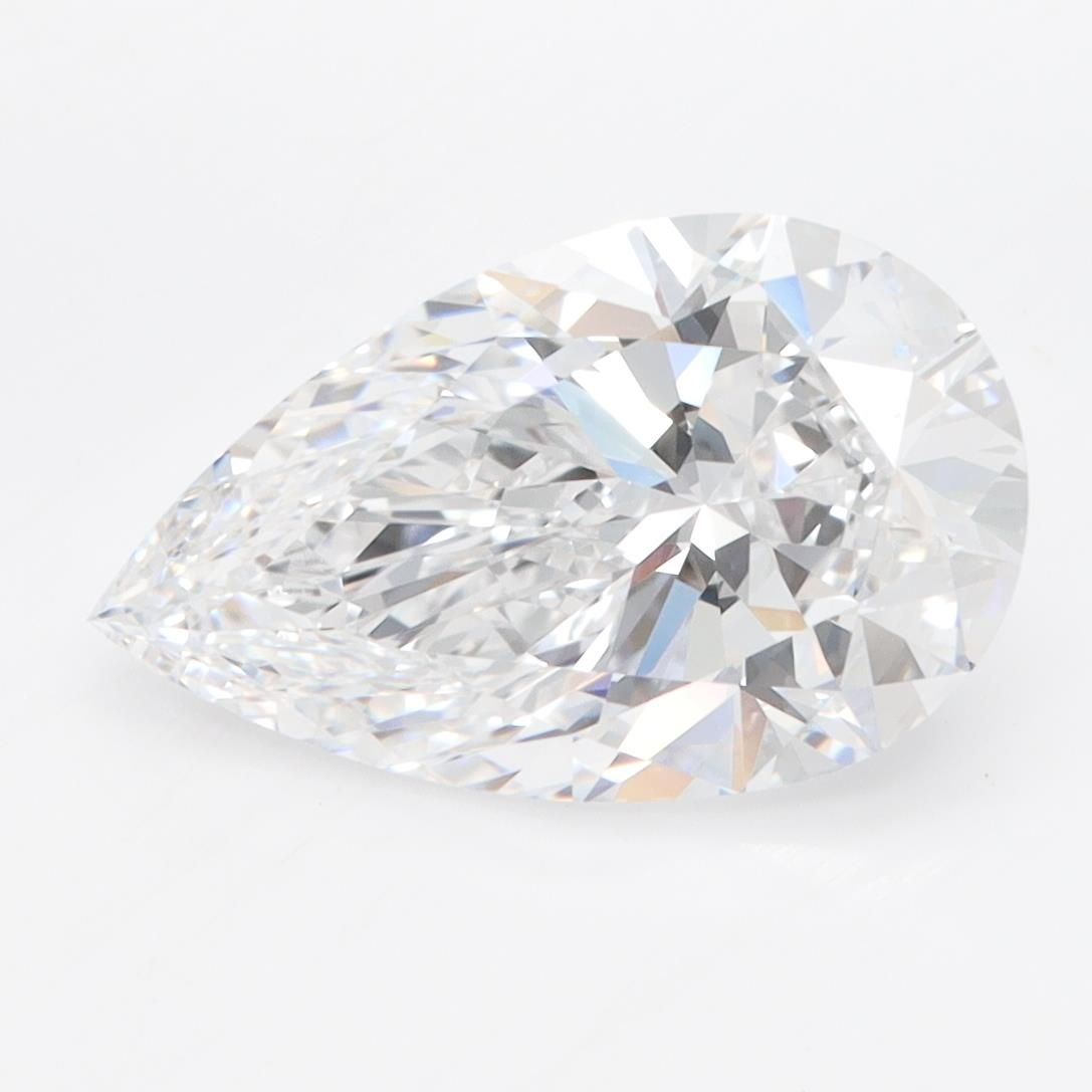 3.07ct Pear D IF Lab-Grown Diamond