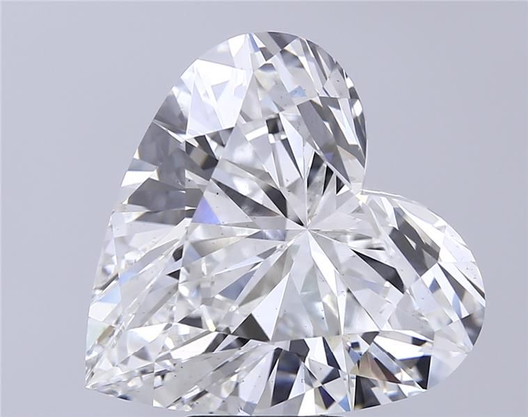 10.06 Carat HEART Shape F Colour VS2 Clarity  Cut - White Lab Diamond - 365801