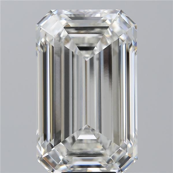 10.29 Carat EMERALD Shape G Colour VVS2 Clarity  Cut - White Lab Diamond - 323415