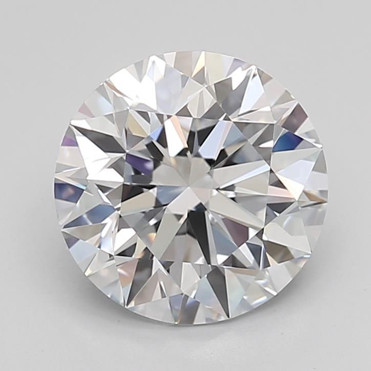 3.19ct Round F IF Lab-Grown Diamond