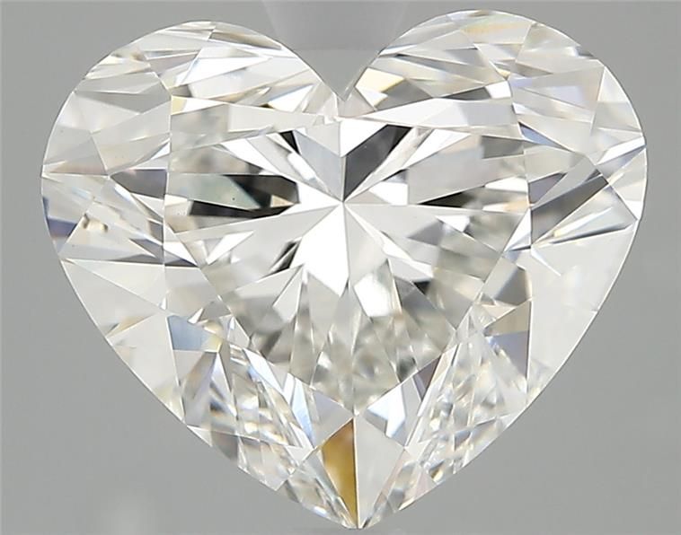 3.83ct Heart F VVS2 Lab-Grown Diamond