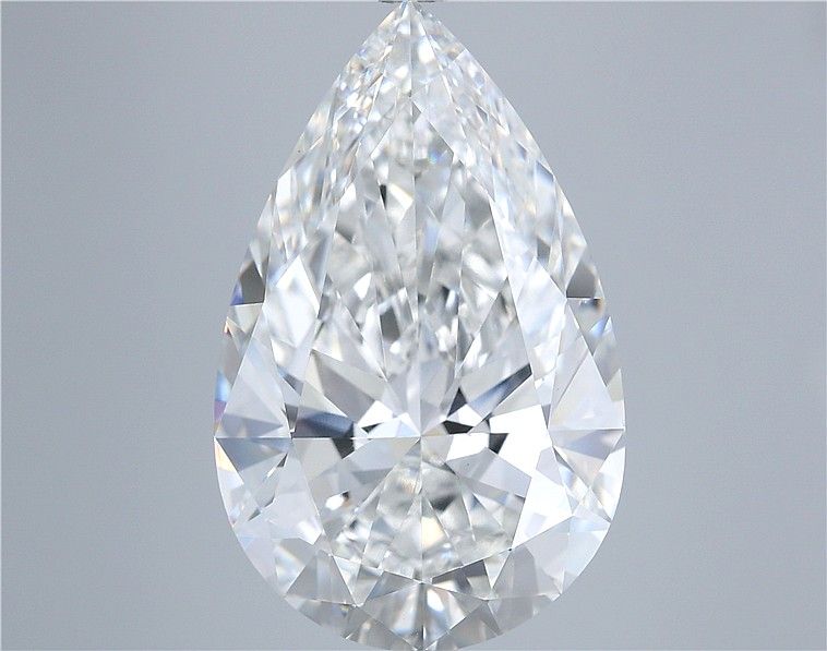 10.05 Carat PEAR Shape F Colour VVS2 Clarity  Cut - White Lab Diamond - 334825