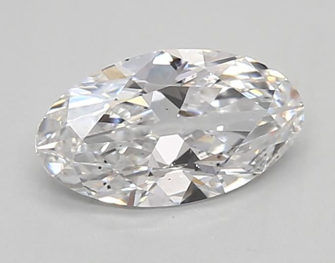 0.86ct Moval D SI1 Lab-Grown Diamond