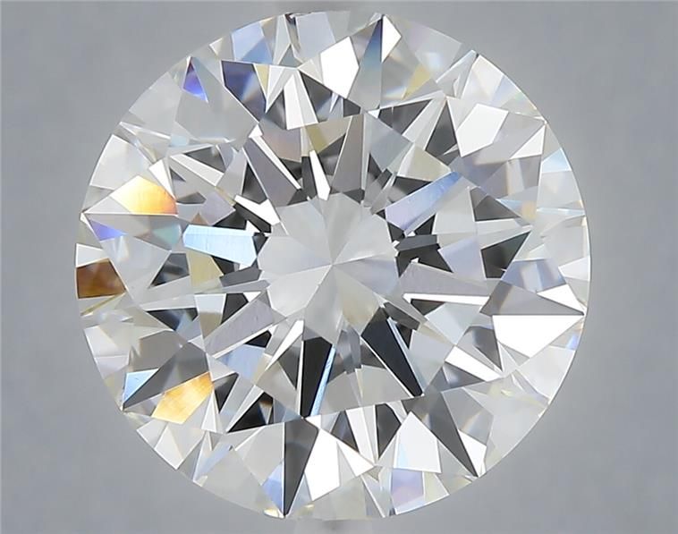 6.1ct Round F VVS2 Lab-Grown Diamond