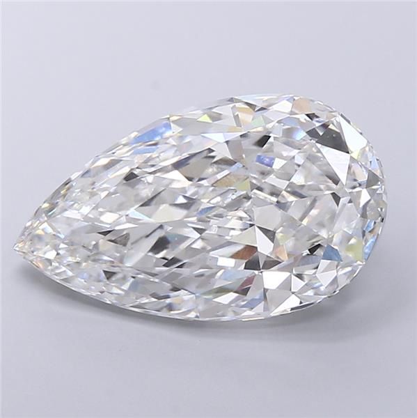 11.03 Carat PEAR Shape E Colour VS1 Clarity  Cut - White Lab Diamond - 275156