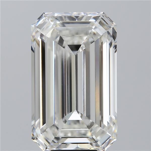 10.07 Carat EMERALD Shape G Colour VVS2 Clarity  Cut - White Lab Diamond - 308808