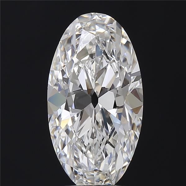 3.02ct Moval F VVS2 Lab-Grown Diamond
