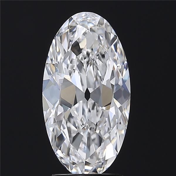 3ct Moval D VVS2 Lab-Grown Diamond
