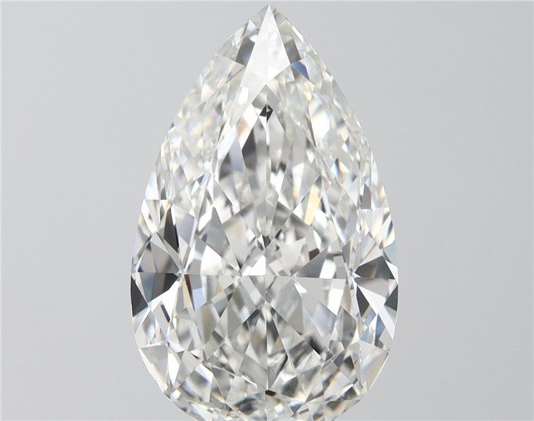 12.09 Carat PEAR Shape G Colour VVS2 Clarity  Cut - White Lab Diamond - 765106
