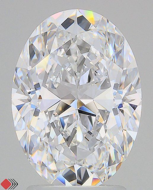 3.3ct Oval D IF Lab-Grown Diamond