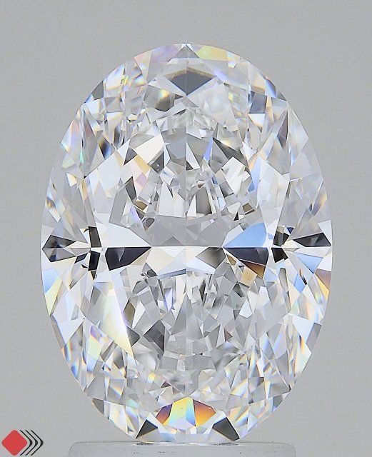 3.02ct Oval D IF Lab-Grown Diamond