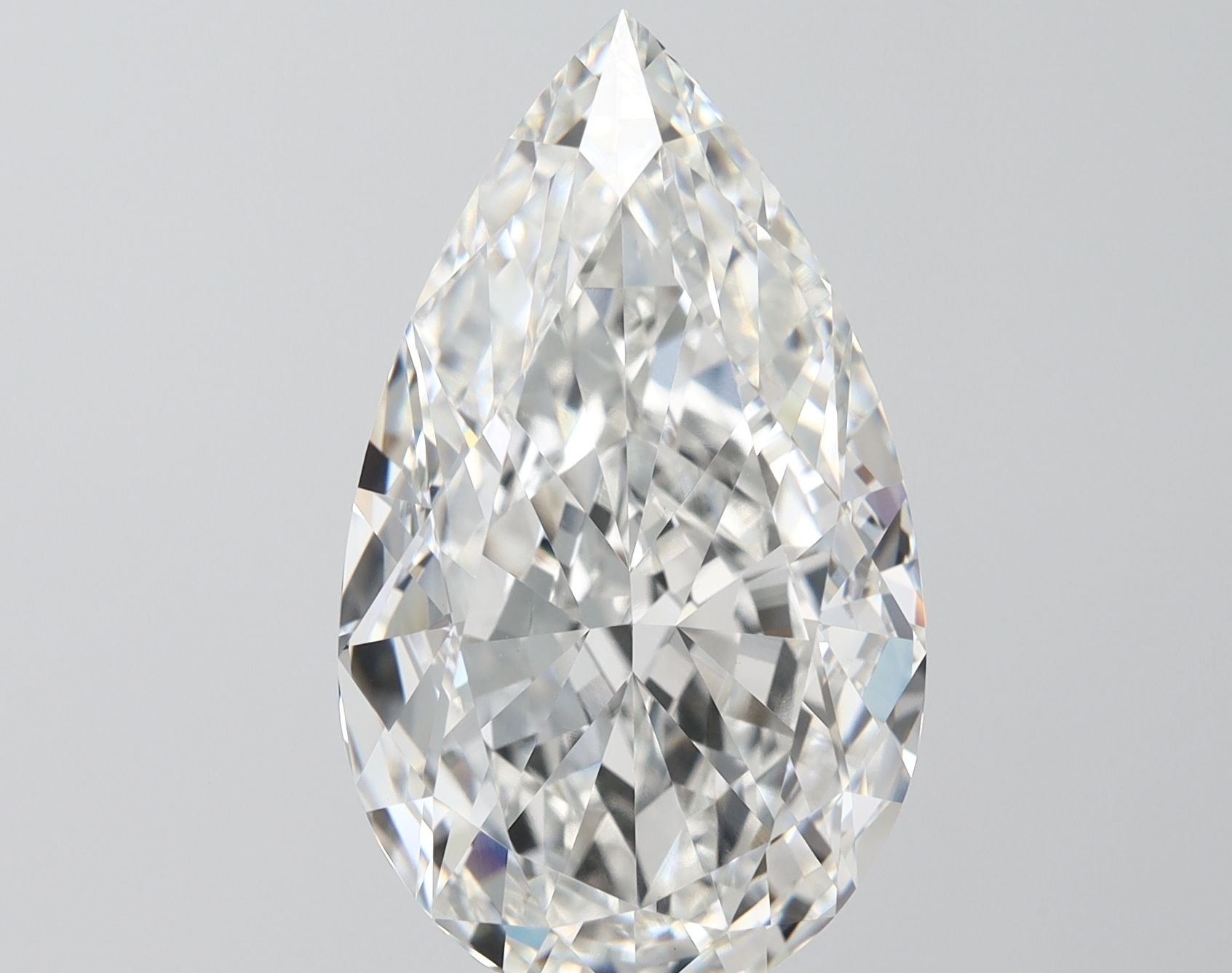 13.07 Carat PEAR Shape G Colour VVS2 Clarity  Cut - White Lab Diamond - 765099