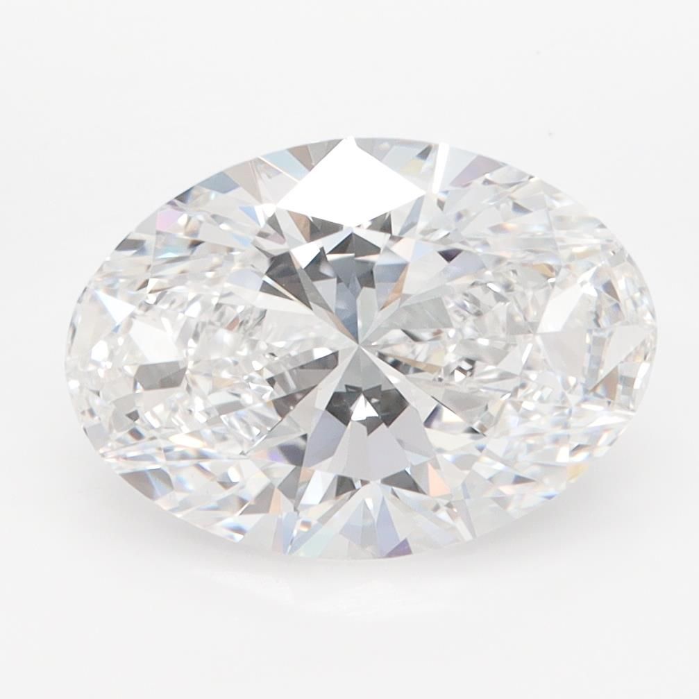 3.25ct Oval D IF Lab-Grown Diamond