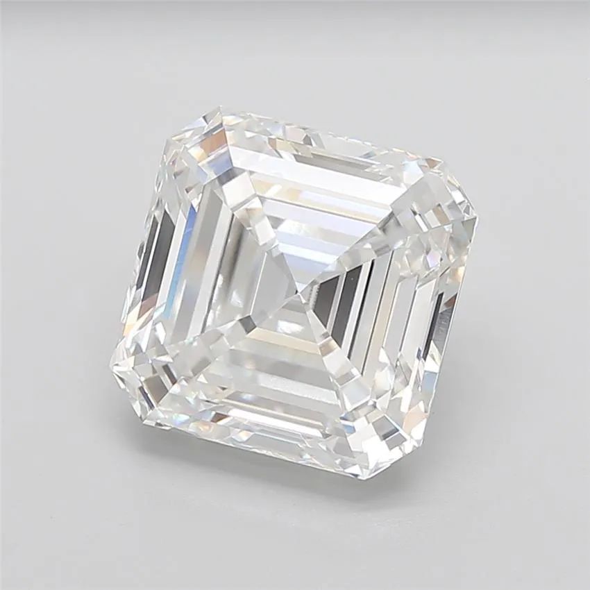 9.81 Carat ASSCHER Shape F Colour VVS2 Clarity  Cut - White Lab Diamond - 297019