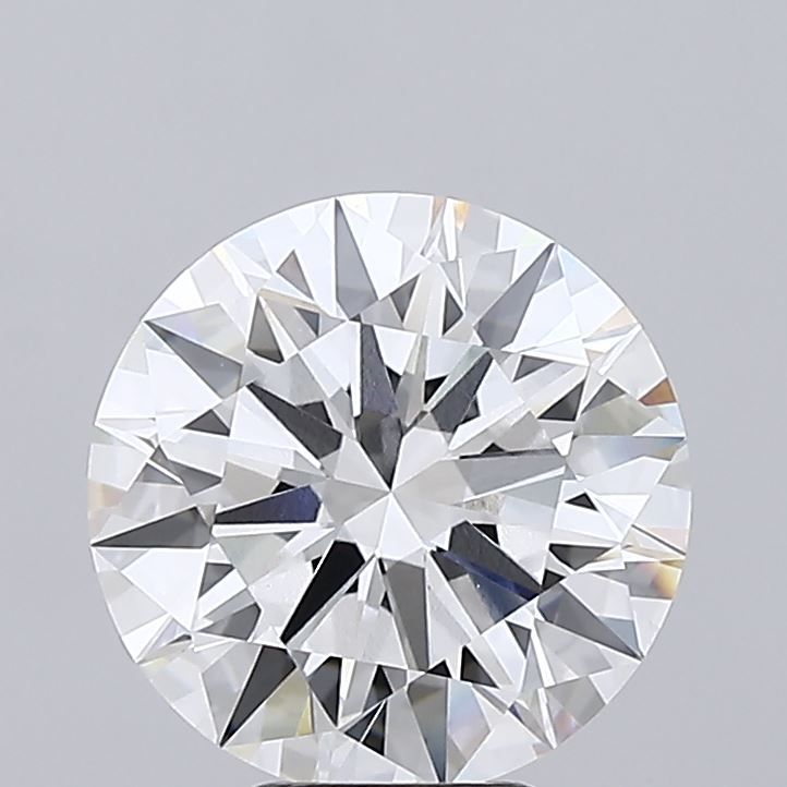 6.1ct Round F VVS2 Lab-Grown Diamond