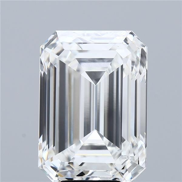 10.04 Carat EMERALD Shape F Colour VVS1 Clarity  Cut - White Lab Diamond - 362024