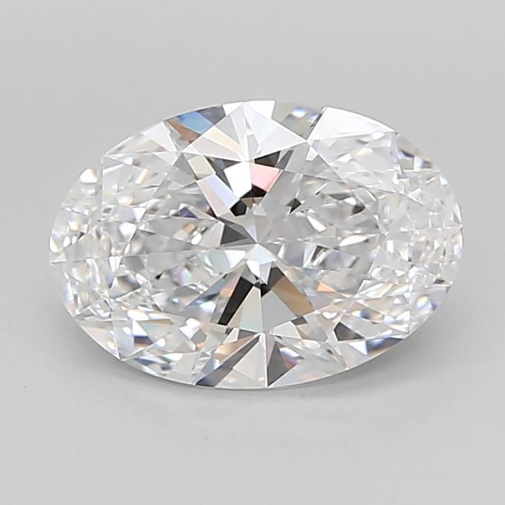 3.74ct Oval D IF Lab-Grown Diamond