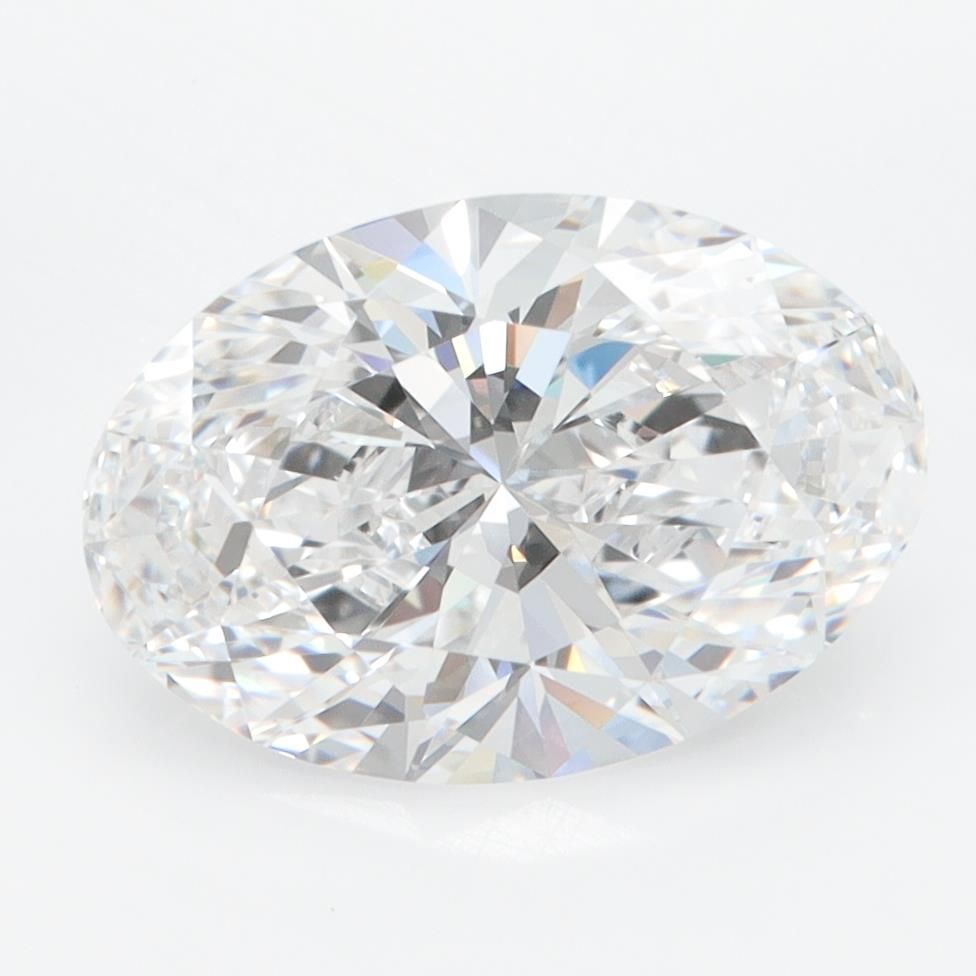 3ct Oval D IF Lab-Grown Diamond