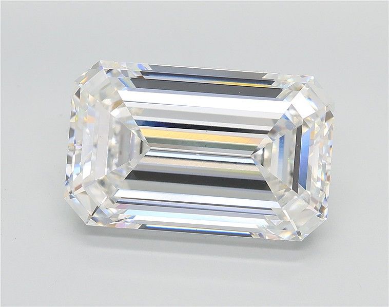 10.05 Carat EMERALD Shape E Colour VS2 Clarity  Cut - White Lab Diamond - 357487