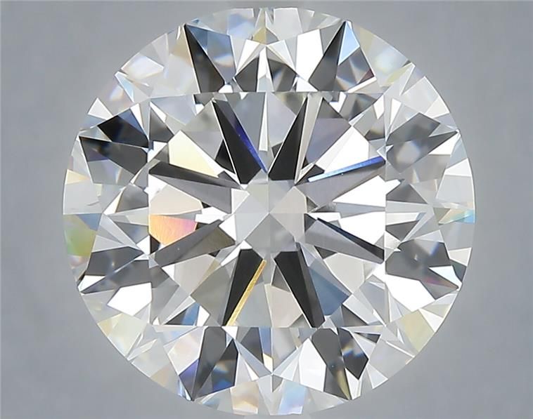 6.01ct Round F VVS2 Lab-Grown Diamond