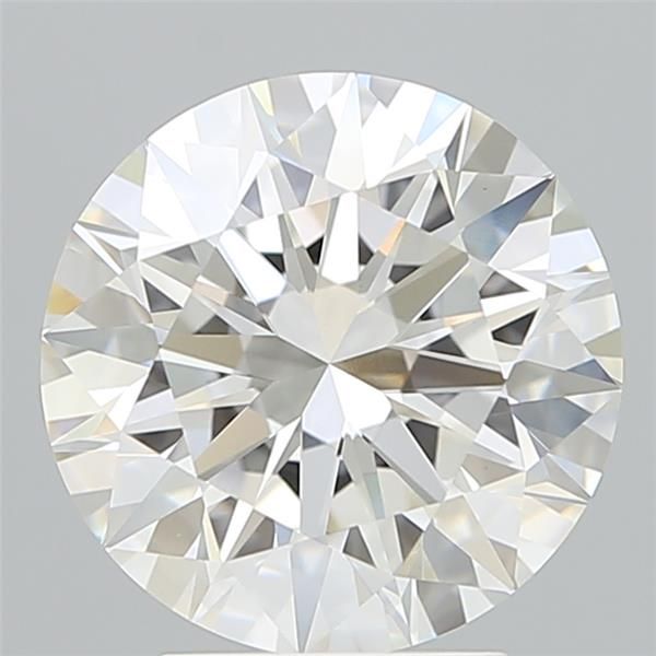 3.7ct Round F VVS2 Lab-Grown Diamond