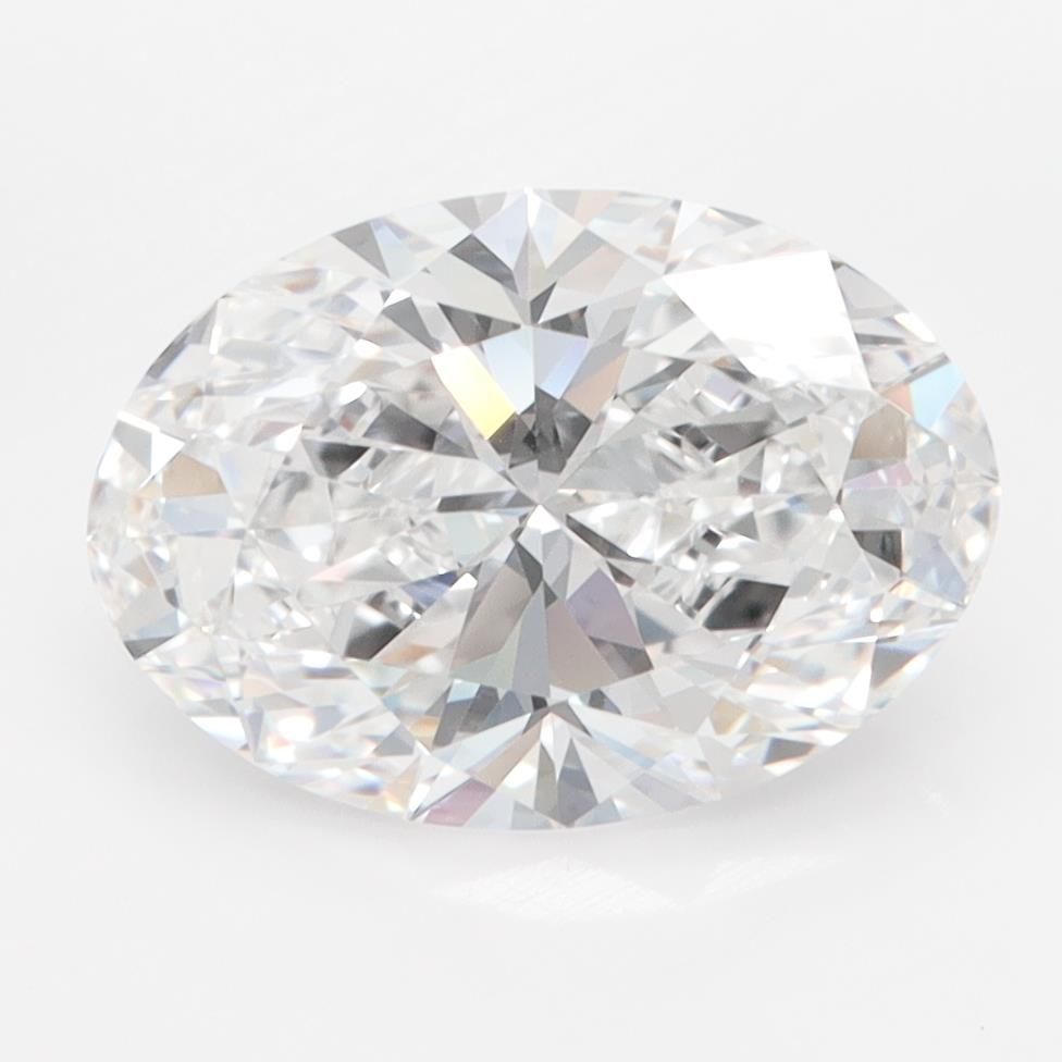 3ct Oval D IF Lab-Grown Diamond