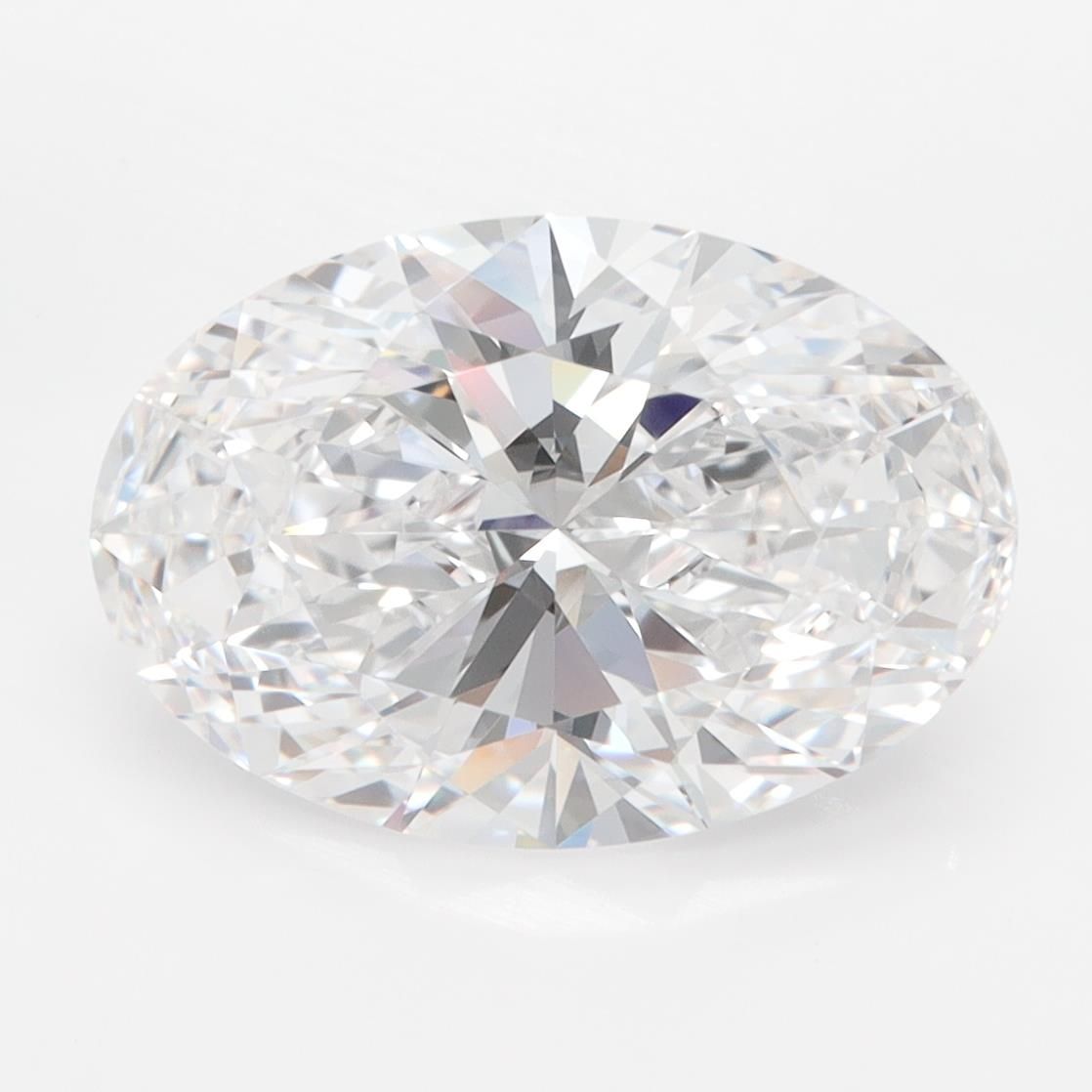 4.05ct Oval D VVS2 Lab-Grown Diamond