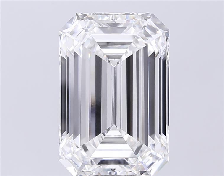 10.15 Carat EMERALD Shape F Colour VVS2 Clarity  Cut - White Lab Diamond - 345947