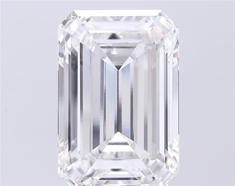 15.04 Carat EMERALD Shape G Colour VVS2 Clarity  Cut - White Lab Diamond - 345943