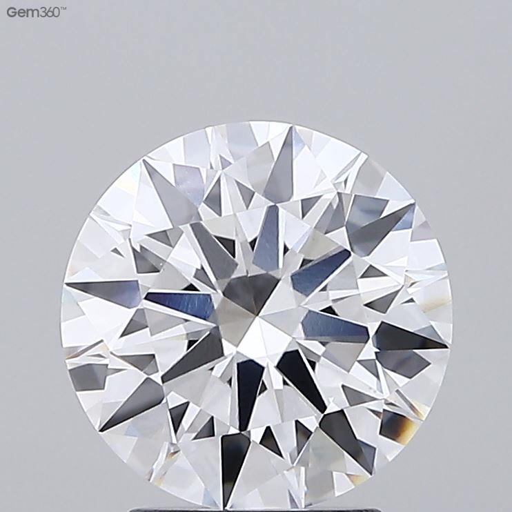 2.7ct Round F VVS2 Lab-Grown Diamond