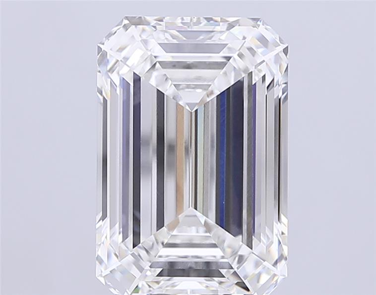 15.27 Carat EMERALD Shape F Colour VVS2 Clarity  Cut - White Lab Diamond - 294397