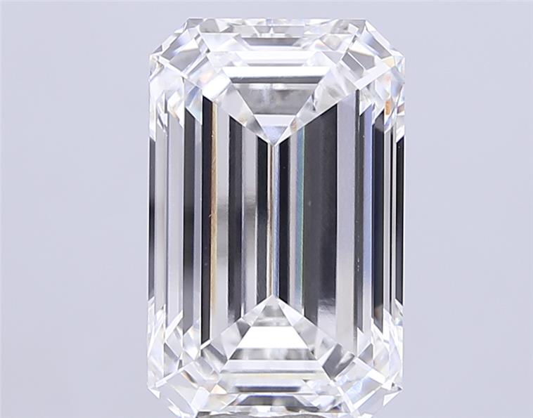 14.36 Carat EMERALD Shape F Colour VVS2 Clarity  Cut - White Lab Diamond - 294394