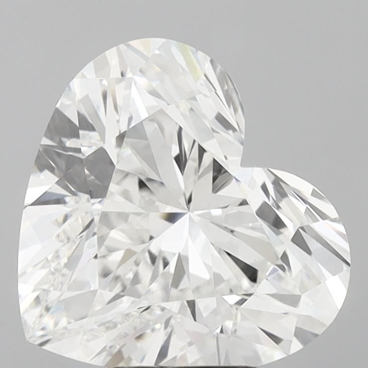 6.02ct Heart F VVS2 Lab-Grown Diamond