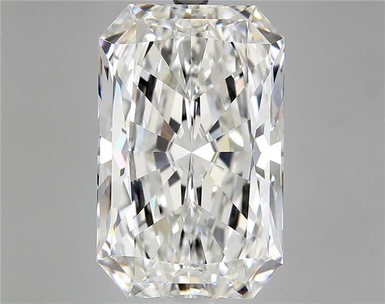 10.85 Carat RADIANT Shape F Colour VVS2 Clarity  Cut - White Lab Diamond - 326651