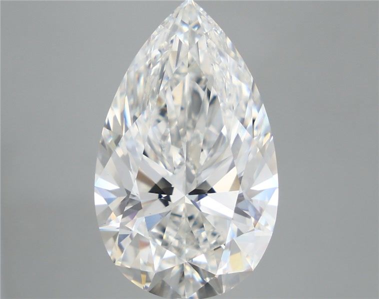 10.04 Carat PEAR Shape F Colour VVS2 Clarity  Cut - White Lab Diamond - 399251