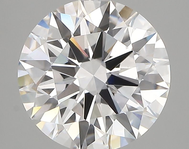 2.76ct Round D VVS2 Lab-Grown Diamond
